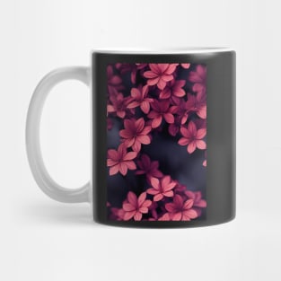 Beautiful Violet Red Burgundy Flowers, for all those who love nature #106 Mug